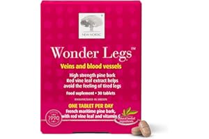 NEW NORDIC LTD New Nordic Wonder Legs - High Strength Pine Bark Extract - Help Avoid Feeling of Tired Legs - Helps Maintain Normal Circulation - 30 Tablets