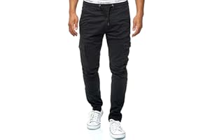 Indicode Hombres Broadwick Pantalón Cargo de algodón con 6 Bolsillos