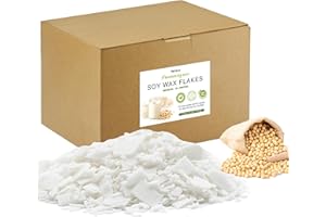 TRINIDa Soy Wax for Candle Making, 2KG SoyPRO Candle Wax Flakes, 100% Soy Wax Supplies of Candle Making for Adults and Beginners, Premium Pure Natural