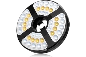 TOGAGA Lampes 48 LED Rechargeable Lumiere de Parasol, avec 3 Modes d'Éclairage 72 Heures Luminaire sans Fil Réglable pour Parasol de Jardin Terrasse Patio Extérieure Tente Camping
