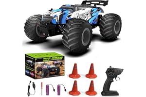 FEIMUOSI Macchina Telecomandata Auto Rc Cars: 1:18 Macchina Radiocomandata con luci a LED, 2,4 GHz All Terrain Offroad Auto Telecomandata con 2 batterie, 20 km/h RC stunt car adatto per bambini e adulti