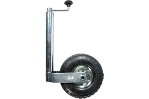 Ruota jockey gonfiabile Ø260mm supporto Ø48mm WERKA PRO