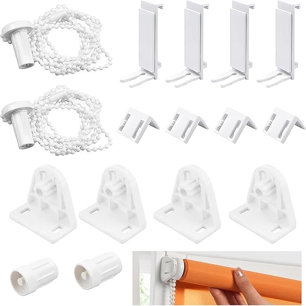Kit De Pièces De Rechange Pour Store Plissé - Accessoires De Supports De Serrage Accessoires De Support De Serrage Plisse Sans Percage Reglable Plage De Reglage 1 Jeu 24 Pieces 88316283