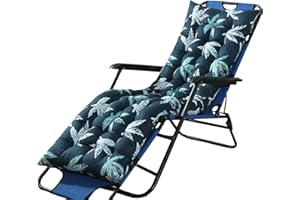 MCNDSI Cojín para Tumbona de Jardín Suave y Cómodo Cojín Reclinable Colchoneta Tumbona Exterior para Tumbonas Sillas y Hamacas(#1,47x19inch/120x48cm)