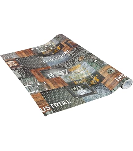Ruban Adhésif Décoratif Imitation Bois – 2 Rouleaux De 5,7 Cm X 4,57 M – Pour Meubles, Plans De Travail, Bords
