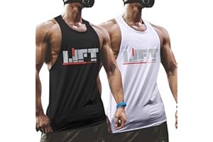 Tuopuda Canotta Uomo Bodybuilding Cotone Canottiera Palestra Senza Maniche Muscolo Formazione Veste sotto Maglie Sportive Tank Top T-Shirt