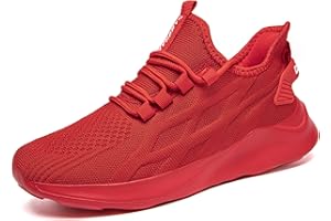 QIJGS Mens Trainers Running Walking Shoes Tennis Jogging Gym Fitness Sneakers