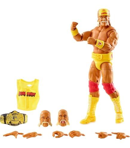 Buy WWE Elite Collection Hulk Hogan Figure, Multi Color Online at