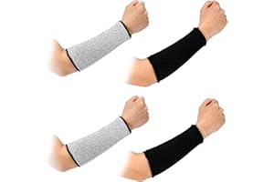 HJZHII 4 manicotti di protezione per braccio, livello 5, maniche per avambraccio, protezioni per braccia, resistenti al taglio