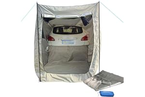 Zankie Car Awning Sun Shelter - Tailgate Awning Tent | Waterproof Extended Outdoor Car Tail Tent | Auto SUV Camping Tailgate Tent, Car Camping Accessories For Outdoor Camping Beach