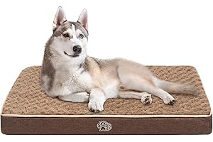 EMPSIGN Legowisko dla psa, nadaje się do prania, ortopedyczne legowisko dla psa ze zdejmowaną osłoną, dwustronna mata dla psa, ciepła i fajna, legowisko dla zwierząt domowych, dla dużych średnich i