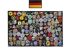 ZCKETO 114x76 cm Patches Aufhänger - Patches Falten Platten- Patch Zeigt Wand - Emblem Anzeigen- Mattenwand - Patchwand - Taktisch Militär Patch Organizer Inhaber Display Board Zeigen