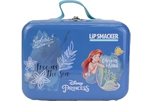 Lip Smacker Boîte à Lunch Frozen Tin, Ensemble Maquillage pour Enfants avec Maquillage pour Visage, Lèvres et Ongles avec Accessoires Capillaires et Beauté Inclus pour le Look de Princesse