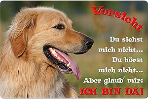 Nanyuk +++ Hovawart - Metall Warnschild Schild Hundeschild Sign - HOV 03 T2