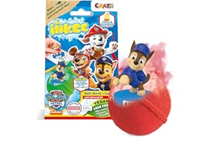 INKEE SURPRISE PAW PATROL, Badebombe Kinder mit Überraschung, Badekugel 80g mit Paw Patrol Stempel, Cola-Gummi Duft, Schaum-Effekt