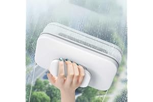 MZSX Magnetic Window Wiper Cleaner, 15cm Window cleaning area, Adjustable Double-Side Glass Cleaning Accessory, Double Sided Glass Cleaner, Equipment for 3-10mm Thick Glass
