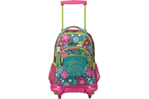 TOTTO Mochila escolar con ruedas - Renglones