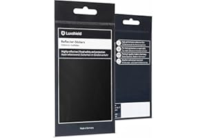 Luxshield Set di Adesivi Reflector - Taglio Universale per Bicicletta Scooter Carrozzina - Catarifrangente Bici - Catarifrangente Adesivo