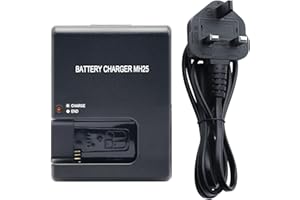 FIRPOESL MH-25 Charger for Nikon EN-EL15 EN-EL15a EN-EL15b Battery for Nikon D500 D600 D610 D750 D780 D800 D800E D810 D810A D850 D7000 D7100 D7200 D7500 Coolpix Z1 Z5 Z6 Z6 II Z6 III Z7 Z7 II Z8 V1 1V1 Camera