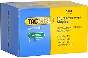 ‎TACWISE Tacwise 0344 Typ 140/14mm Professionelle Verzinkte Heftklammern, 5000 Stück