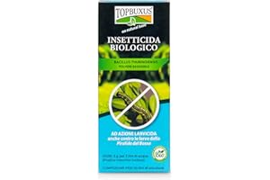 TOPBUXUS Larvicida Biologico - BTK - Trattamento Contro Piralide del Bosso - 50g per 500m2