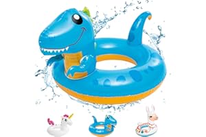 POPOYU Pool Inflatables Pool Floats,Inflatable Swimming Rings for Adults Kids,Pool Tubes Swimming Pool Toys Rubber Ring for Swimming Pool Beach Party Decorations,Kids Summer Gifts
