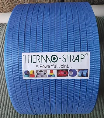 THERMO-STRAP BLUE PP STRAPPING ROLL 12 MM 4 KG FOR SEMI AND FULLY AUTO Manual Crimper