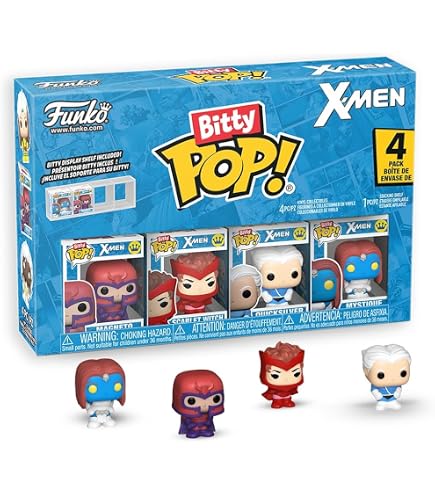 Funko Pop! Bitty: X-Men - Jean Grey, Angel, Iceman, and Cyclops