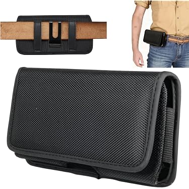 Étui Ceinture Protection Doogee V20 - Robustesse Nylon, Mousqueton