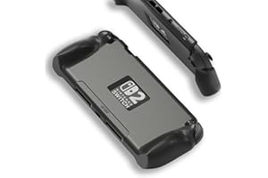 SAVAGE RAVEN by Skull & Co. StandGrip for Nintendo Switch 2: A Soft Protective Case with Textured Grips Full Protection and Stand, Shock-Absorption Non-Slip and Anti-Scratch Cover Design- Jet Black