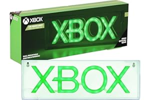 Xbox Logo LED Neon Light - Officially Licensed Free Standing or Wall Mountable Light Sign - Game Room Accessories and Decor for Gamers | Paladone, Green