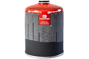 Cartuccia di gas 450gr butano propano miscela KEMPER Bombola di gas con valvola 7/16 Bombola da campeggio EN 417