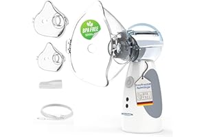 ‎HORIZON HEALTH TEC Easy Breath® Plus – BPA freies, super leises Inhalationsgerät für Erwachsene & Kinder, tragbar, Labor geprüft, wiederaufladbar, Vernebler Inhaliergerät mit Smart Fill® – für die optimale Behandlung