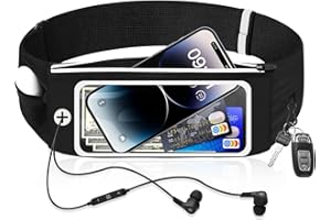 CITAMAMA Ceinture de Course, Ceinture Sport Sacs Bananes de Sport Réglable Etanche Running Belt pour Homme Femme Support de téléphone, Convient pour Gym, Jogging, Escalade, Fitness, Randonnée