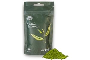 ITALICAE EXCELLENCE the matcha - mix di matcha tea busta da 50g. Tè matcha : adatto per vegani, gluten free, migliora la concentrazione e riduce la stanchezza