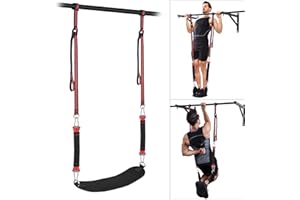 FASPUP Tirez la Bande d'assistance, Système de Bandes de Résistance Robuste, Band d'exercice Réglable pour l'entraînement à la Traction pour Hommes Femmes