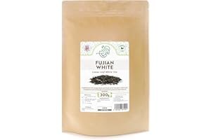 HIIP TEA Fujian White Loose Leaf Tea – Premium Chinese Loose Leaves White Tea (300g)