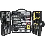 STANLEY STHT5-73795 Set di utensili meccanici 210 pezzi, Coltello, Flessometro 5m, Giraviti, Chiavi, Pinze, Chiavi esagonali,
