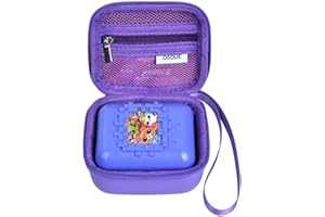 OSDUE Śliczne etui ochronne na cyfrowego zwierzaka Bitzee, torba do przenoszenia interaktywnej zabawki, dla dzieci, wodoodporne, odporne na wstrząsy, przenośne, mini, B, fioletowe