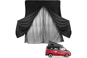 HAMON Auto Hintertür Heckklappe Insektennetz Moskitonetze Ersatz für Ford Transit Custom Outdoor Camping Auto Anti-Fliege Net Outdoor Auto Anti-Moskito Net Magnetic Hintertür Anti-Insekt Net