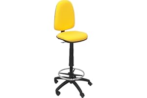 Piqueras y Crespo Taburete Ayna Bali Amarillo, Talla Unica