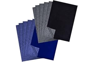 Vlecexs 200 Stück Blatt Kohlepapier, Transferpapier, Graphitpapier, A4 Pauspapier für Papier Holz Leinwand Keramik 21 x 29.7cm