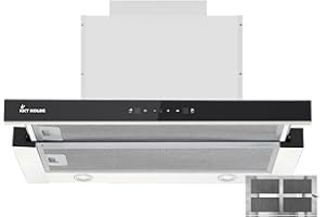 KKT KOLBE | Dunstabzugshaube 60 cm | Abluft | Umluft | Einbauhaube | Flachschirmhaube | Edelstahl | Silber Schwarz | SensorTouch Bedienung | LED-Beleuchtung | TEL500