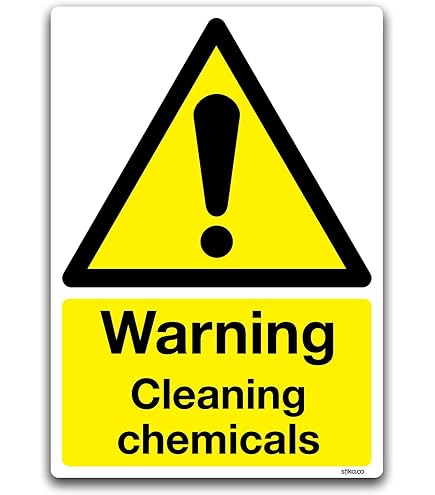 Chemical Store Keep Door Locked Shut Safety Sign - UAE - View #3