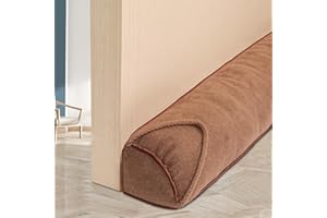 ‎HOOTOWN HooTown Zugluftstopper für türen, 102cm Schwerer Zugluftstopper tür Zugluftstopper Windstopper Türluftstopper für Schutz Zugstopper Türluftstopper Haustür Kältestopper für Türen & Fenster, Braun