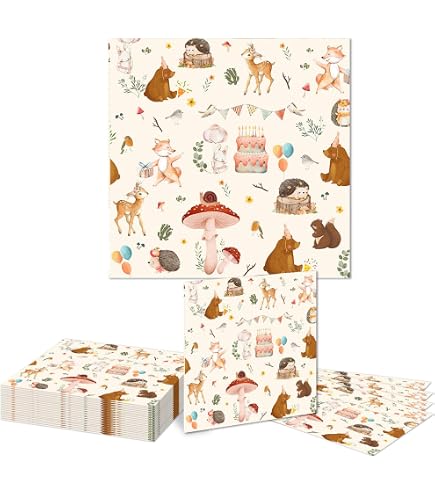 Lot de 20 serviettes en papier avec motif de fraises reliées Convient également pour le découpage et la technique des serviettes 33 x 33 cm