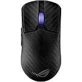ماوس الألعاب اللاسلكي ASUS ROG HARPE ACE EXTREME، هيكل من ألياف الكربون، ضوء 47G، مستشعر بصري AIMPOINT PRO 42K، ميكروفون بصري