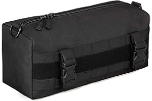 Yakmoo Gran Bolsa de Bandolera Riñonera Impermeable Bolso de Expansión Multifuncional Estilo Militar Táctico Molle Sistema Accesorio de Mochila al Aire Libre