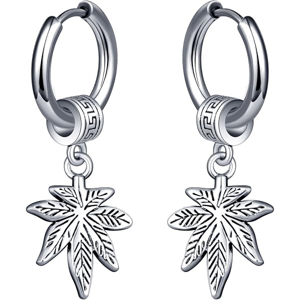 Limok Orecchini A Cerchio Con Ciondolo In Acciaio Inox – Set Da 2, Oro Rosa, Ipoallergenici, Regalo - 4