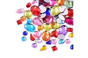 Zhenp 600 Pezzi Adesivi Strass, Autoadesivo Cristallo Strass, Gemme Colorate, Decorazione Artigianale Autoadesivo Diamante per Vestiti, Cucito, Decorazioni, Diamanti Colorati, Fai da Te, Artigianato